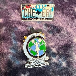 Cheerleading pins